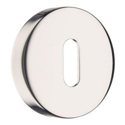 Накладка с овальным отверстием для ключа RO12N PN ROSET цвет глянцевый никель Накладка с овальным отверстием для ключа RO12N PN ROSET цвет глянцевый никель