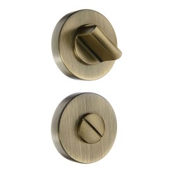 Накладки с поворотной кнопкой RO12W6 ABM ROSET цвет состаренная латунь 2 штуки          