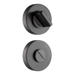 Накладки с поворотной кнопкой RO12W6 BBN ROSET цвет черный матовый никель Накладки с поворотной кнопкой RO12W6 BBN ROSET цвет черный матовый никель