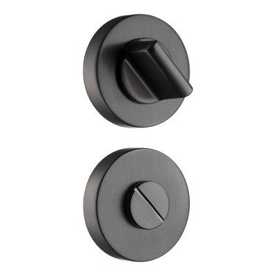 Накладки с поворотной кнопкой RO12W6 BBN ROSET цвет черный матовый никель Накладки с поворотной кнопкой RO12W6 BBN ROSET цвет черный матовый никель