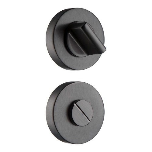 Накладки с поворотной кнопкой RO12W6 BBN ROSET цвет черный матовый никель Накладки с поворотной кнопкой RO12W6 BBN ROSET цвет черный матовый никель