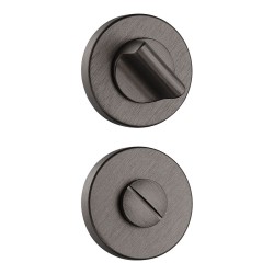 Накладки с поворотной кнопкой RO12W6 ELX1 ROSET цвет брашированный графит Накладки с поворотной кнопкой RO12W6 ELX1 ROSET цвет брашированный графит