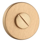 Накладки с поворотной кнопкой RO12W6 ELX5 ROSET цвет брашированная латунь Накладки с поворотной кнопкой RO12W6 ELX5 ROSET цвет брашированная латунь