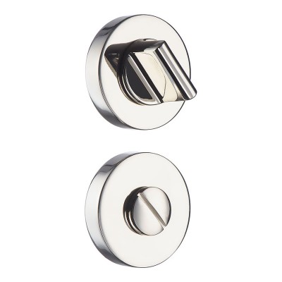 Накладки с поворотной кнопкой RO12W6 PN ROSET цвет глянцевый никель Накладки с поворотной кнопкой RO12W6 PN ROSET цвет глянцевый никель