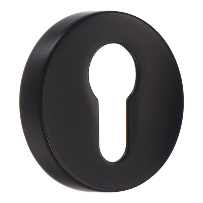 Накладка с цилиндрическим отверстием для ключа RO12Y AL6 ROSET цвет черный Накладка с цилиндрическим отверстием для ключа RO12Y AL6 ROSET цвет черный