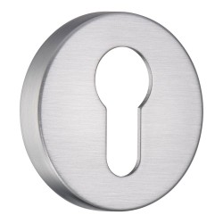 Накладка с цилиндрическим отверстием для ключа RO12Y CBM ROSET цвет брашированный матовый хром Накладка с цилиндрическим отверстием для ключа RO12Y CBM ROSET цвет брашированный матовый хром