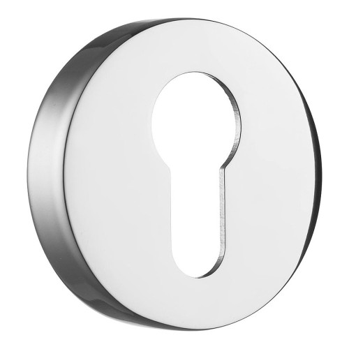 Накладка с цилиндрическим отверстием для ключа RO12Y CR ROSET цвет глянцевый хром