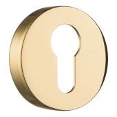 Дверная ручка HA186RO12 GL-GL/AL6 AXE цвет глянцевое золото, черный 2 штуки 