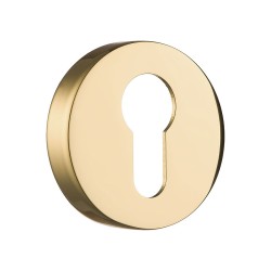 Накладки с цилиндрическим отверстием для ключа RO12Y GL ROSET цвет глянцевое золото 2 штуки         