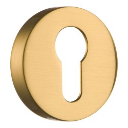 Накладка с цилиндрическим отверстием для ключа RO12Y GLB ROSET цвет брашированное золото Накладка с цилиндрическим отверстием для ключа RO12Y GLB ROSET цвет брашированное золото