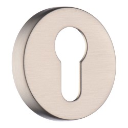 Накладка с цилиндрическим отверстием для ключа RO12Y NBM ROSET цвет матовый брашированный никель Накладка с цилиндрическим отверстием для ключа RO12Y NBM ROSET цвет матовый брашированный никель