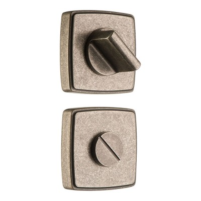 Накладки с поворотной кнопкой RO13W6 OSM ROSET цвет старое серебро