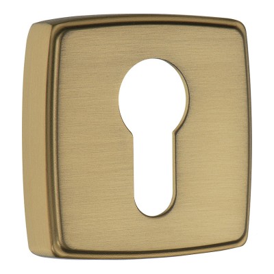 Накладка с цилиндрическим отверстием для ключа RO13Y GB ROSET цвет матовая латунь 