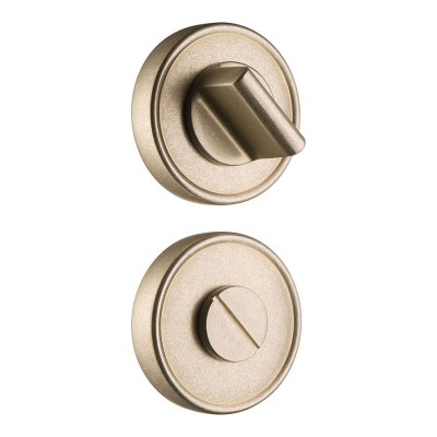 Накладки с поворотной кнопкой RO14W6 SLM ROSET цвет матовое серебро