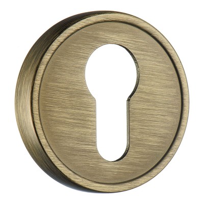 Накладка с цилиндрическим отверстием для ключа RO14Y ABM ROSET цвет состаренная латунь 