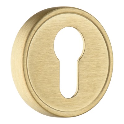 Накладка с цилиндрическим отверстием для ключа RO14Y BB ROSET цвет матовое золото 
