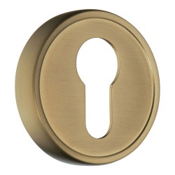 Накладка с цилиндрическим отверстием для ключа RO14Y GB ROSET цвет матовая латунь Накладка с цилиндрическим отверстием для ключа RO14Y GB ROSET цвет матовая латунь