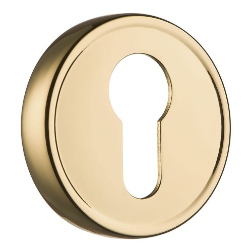 Накладка с цилиндрическим отверстием для ключа RO14Y GL ROSET цвет глянцевое золото 