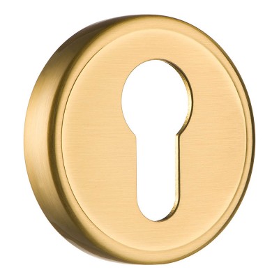 Накладка с цилиндрическим отверстием для ключа RO14Y GLB ROSET цвет матовое золото 