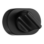 Накладки с поворотной кнопкой RO16W6 AL6 ROSET цвет черный