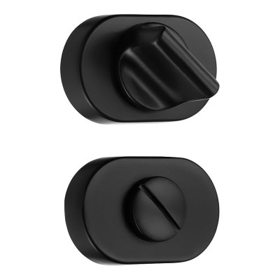 Накладки с поворотной кнопкой RO16W6 AL6 ROSET цвет черный