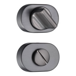 Накладки с поворотной кнопкой RO16W6 BBN ROSET цвет черный матовый никель Накладки с поворотной кнопкой RO16W6 BBN ROSET цвет черный матовый никель