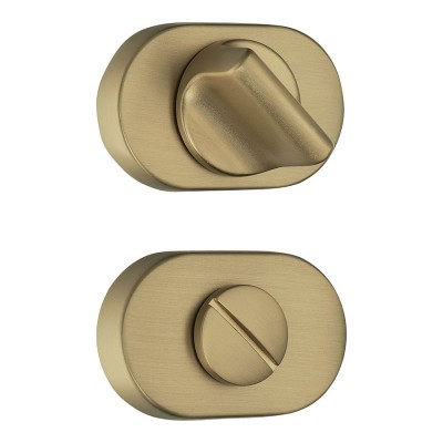 Накладки с поворотной кнопкой RO16W6 GB ROSET цвет матовая латунь Накладки с поворотной кнопкой RO16W6 GB ROSET цвет матовая латунь