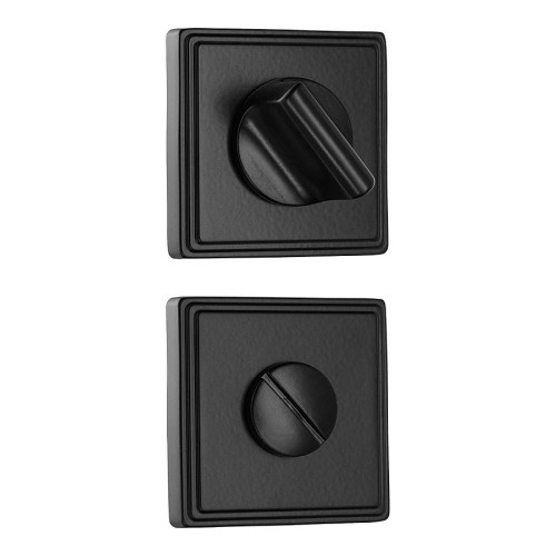 Накладки с поворотной кнопкой RO17W6 AL6 ROSET цвет черный