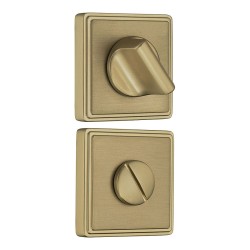 Накладки с поворотной кнопкой RO17W6 GB ROSET цвет матовая латунь Накладки с поворотной кнопкой RO17W6 GB ROSET цвет матовая латунь