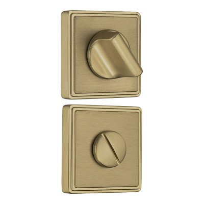 Накладки с поворотной кнопкой RO17W6 GB ROSET цвет матовая латунь