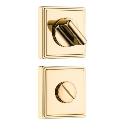 Накладки с поворотной кнопкой RO17W6 GL ROSET цвет глянцевое золото