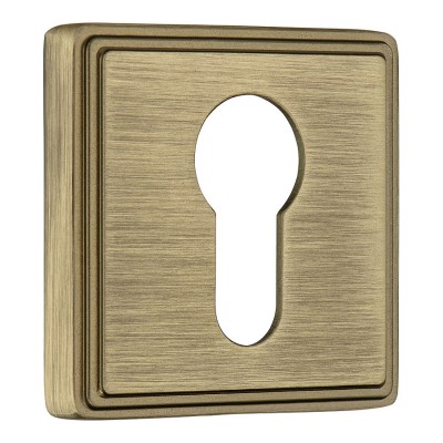 Накладка с цилиндрическим отверстием для ключа RO17Y ABM ROSET цвет состаренная латунь