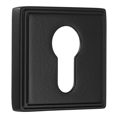 Накладка с цилиндрическим отверстием для ключа RO17Y AL6 ROSET цвет черный