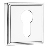 Дверная ручка HA233RO17 CR RODIN цвет глянцевый хром 2 штуки