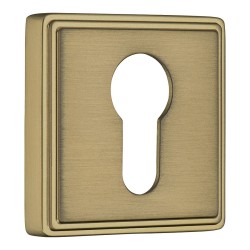 Накладка с цилиндрическим отверстием для ключа RO17Y GB ROSET цвет матовая латунь Накладка с цилиндрическим отверстием для ключа RO17Y GB ROSET цвет матовая латунь