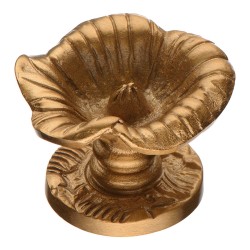 Ручка эксклюзив кнопка цветок 07203-007 цвет сатинированное золото диаметр 35 мм