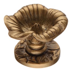 Ручка эксклюзив кнопка цветок 07203-013 цвет античная бронза диаметр 35 мм 