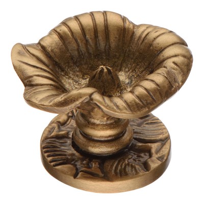 Ручка эксклюзив кнопка цветок 07203-013 цвет античная бронза диаметр 35 мм 