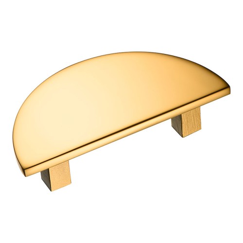 Ручка эксклюзив скоба 07604-003-R10 глянцевое золото ширина 100 мм, крепление 64 мм 