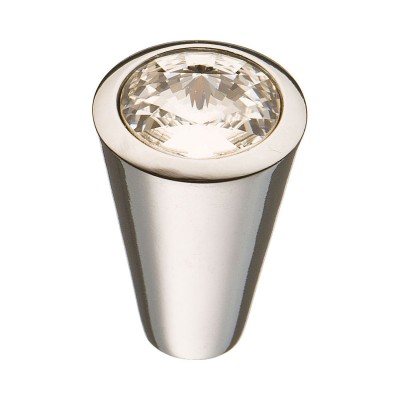 Ручка эксклюзив кнопка 25.355.16.SWA.07 глянцевый хром кристалл Сваровски Ручка эксклюзив кнопка 25.355.16.SWA.07 глянцевый хром кристалл Сваровски