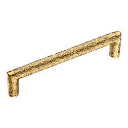 Ручка эксклюзив скоба 2502-003-128 глянцевое золото длина 140 мм 