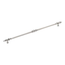 Ручка скоба 25107-080-20-480 цвет глянцевый никель длина 554 мм, крепление 480 мм Ручка скоба 25107-080-20-480 цвет глянцевый никель длина 554 мм, крепление 480 мм