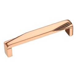 Ручка скоба 2549-008-128 цвет медь длина 137 мм, крепление 128 мм