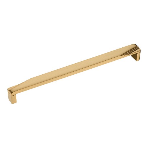 Ручка скоба 2549-011-256 цвет сатинированная латунь длина 265 мм, крепление 256 мм