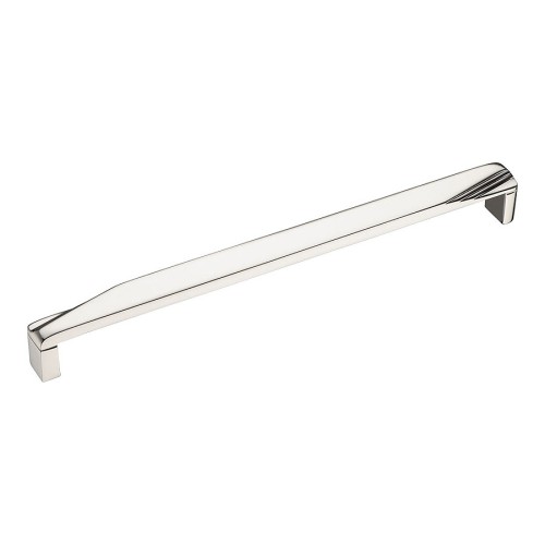 Ручка скоба 2549-080-256 цвет глянцевый никель длина 265 мм, крепление 256 мм