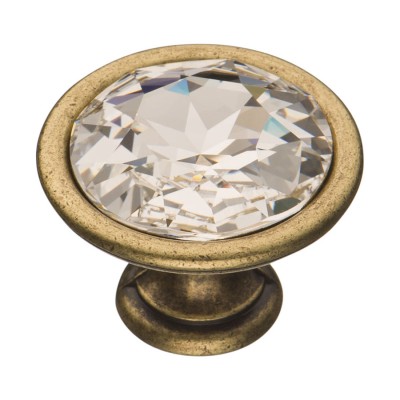 Ручка эксклюзив кнопка 27.35.12 SWA бронза кристалл Сваровски 