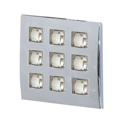 Ручка эксклюзив кнопка 7164.0060.026 цвет глянцевый хром, кристаллы Сваровски ширина 60 мм Ручка эксклюзив кнопка 7164.0060.026 цвет глянцевый хром, кристаллы Сваровски ширина 60 мм