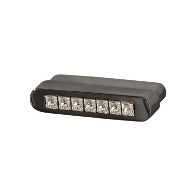 Ручка эксклюзив кнопка 7166.0044.030 цвет графит, кристаллы Сваровски длина 44 мм, крепление 32 мм 