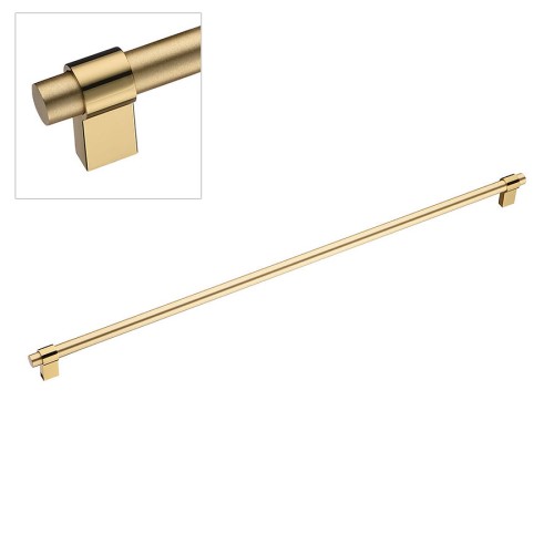 Ручка рейлинг 8770 0512 GL-BB цвет глянцевое / матовое золото длина 547 мм, крепление 512 мм 