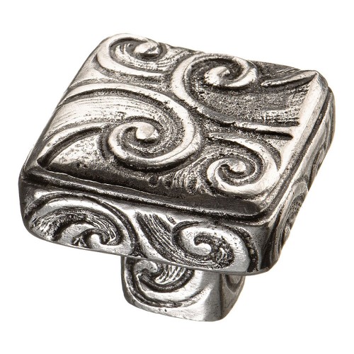 Ручка эксклюзив кнопка 900.00.16 античное серебро ширина 30 мм Ручка эксклюзив кнопка 900.00.16 античное серебро ширина 30 мм